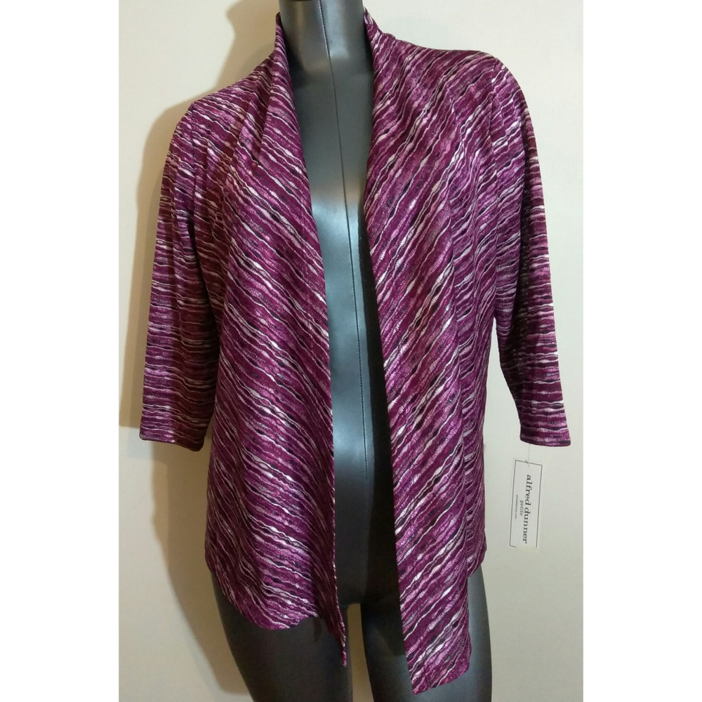 NWT | Alfred Dunner | Flyaway Cardigan | Petite